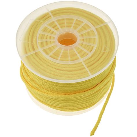 Cuerda Trenzada Multifilamento PP 100 M X 6 Mm Amarillo Cablematic