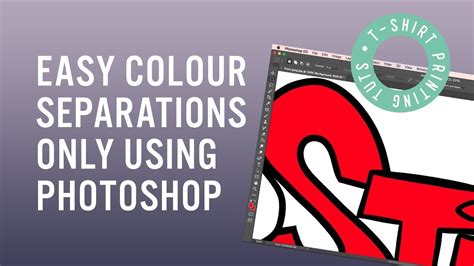 Color Separation Photoshop Separations Screen Print Tutorial YouTube