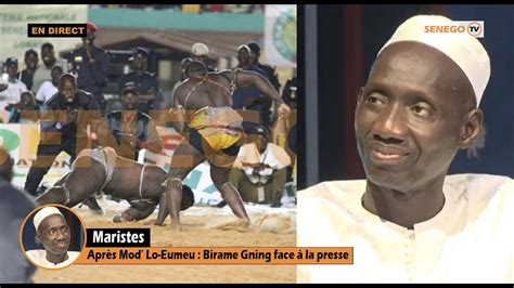 LES RÉVÉLATIONS DE BIRAME GNINGUE SUR LE COMBAT MODOU LÔ VS EUMEU SÈNE