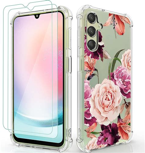 Amazon Osophter For Samsung Galaxy A24 4G Case Women Girls Flower