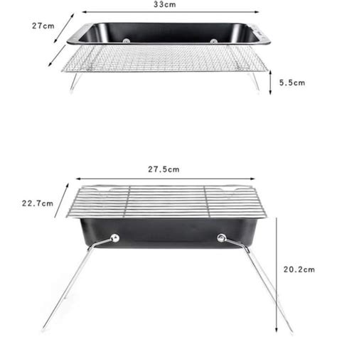 Luernas Barbecue Portatif Ext Rieur Pliant Portable Barbecue Maison