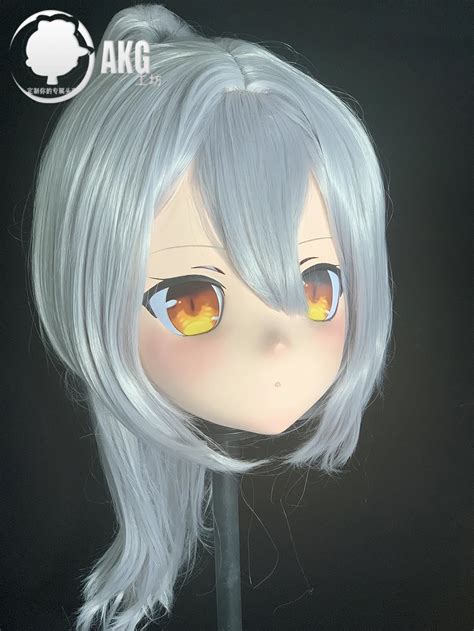 Al54customize Character Emilia Femalegirl Resin Fullhalf Head With Lock Anime Cosplay