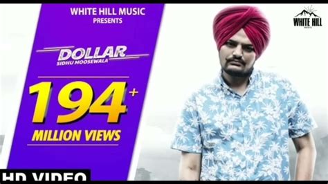 Dollar Sidhu Moose Wala Official Song Youtube