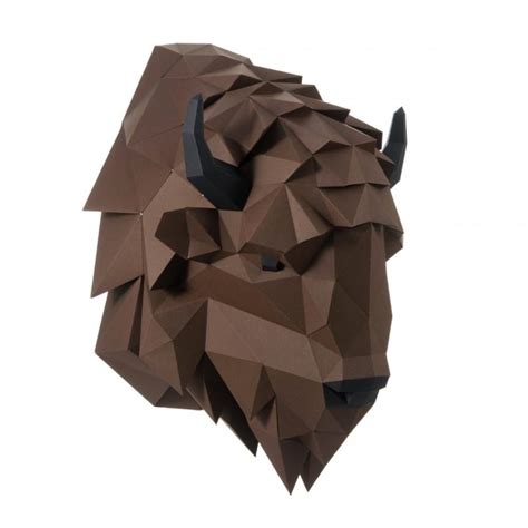 Bison Kit Papercraft De Wizardi Mod Les D D Corations Papier