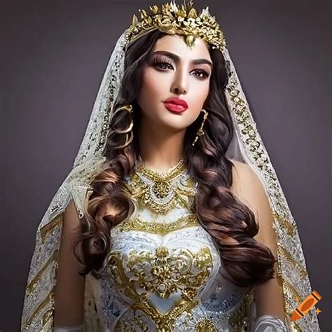 Hyper-realistic portrait of a traditional persian lady on Craiyon