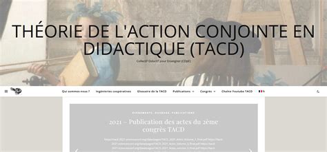 Th Orie De L Action Conjointe En Didactique Le Blog Collectifs De