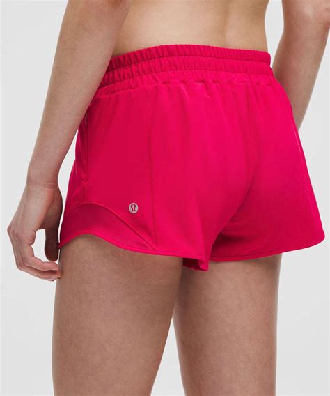 Lululemon Hotty Hot Low Rise Lined Short 2 5 Pink Dragonfruit Lulu Fanatics