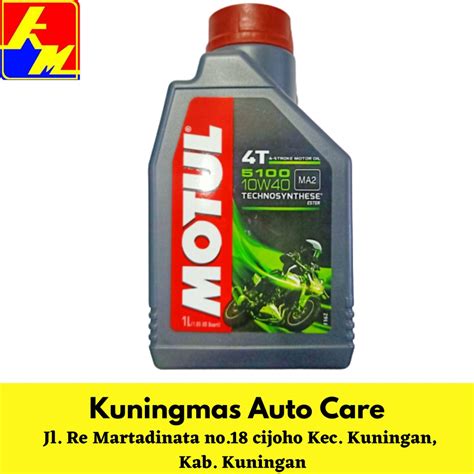 Jual Motul 5100 4t 10w 40 Oli 100 Original Shopee Indonesia