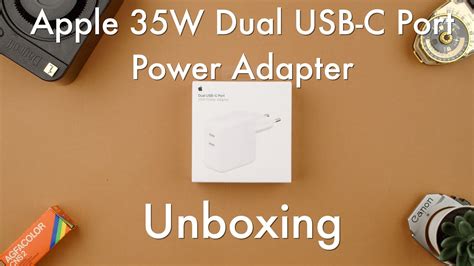 Unboxing Apple 35W Dual USB C Port Power Adapter Apple 35W Dual USB