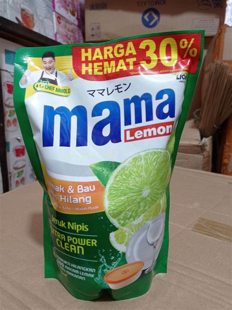 Mama Lemon Lime Pouch Sabun Cuci Piring Ml Lazada Indonesia