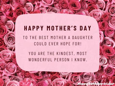 100 Best Happy Mothers Day Quotes Wishes Messages Happy Birthday