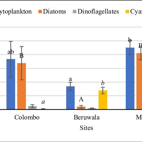 Abundance Of Total Phytoplankton Diatoms Dinoflagellates And