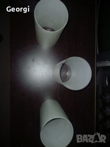 Стъклени плафончета за полилей 3 броя в Полилеи в гр. Пловдив ...