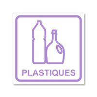 Sticker Recyclage Des Plastiques Signal Tique Tri S Lectif Decorenkit