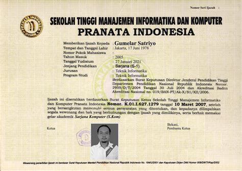 Detail Contoh Foto Ijazah S1 Koleksi Nomer 45