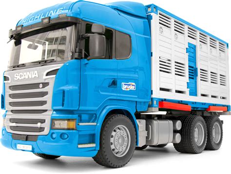 Bruder Scania R-Serie Dyretransport Med Og En Ku: Priser og ...