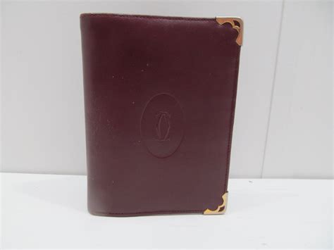 Vintage Cartier Uni Sex Leather Wallet 1980 S Etsy