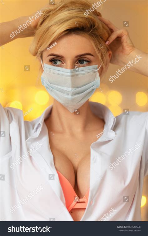 Sexy Beautiful Blonde Nurse Woman Medical Stock Photo Shutterstock