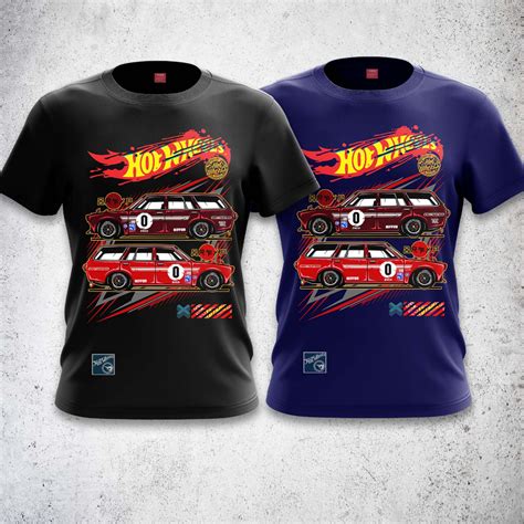 T Shirt Hot Wheels Baju Hot Wheels Kain Cotton Lengan Pendek Roundneck T Shirt Lelaki Dan