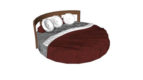 Bed Round 4 3d Warehouse