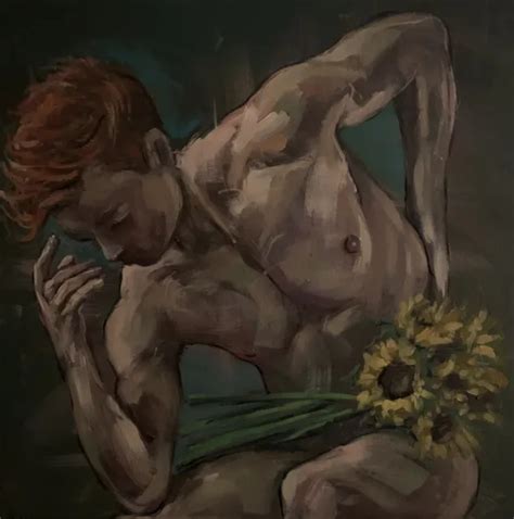 Naked Men Wrestling Gay Queer Lgbt Oil Painting Homoerotic Greek Art