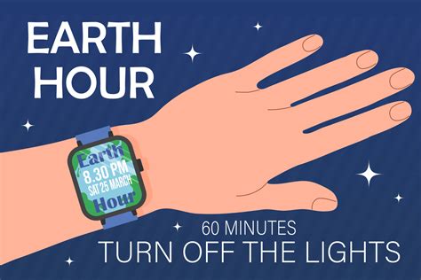 Earth Hour Turn Off The Lights Vector Illustration 19018798 Vector Art