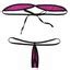 US Women Exotic Mini Bikini Bra Micro G String Thong Lingerie Underwear
