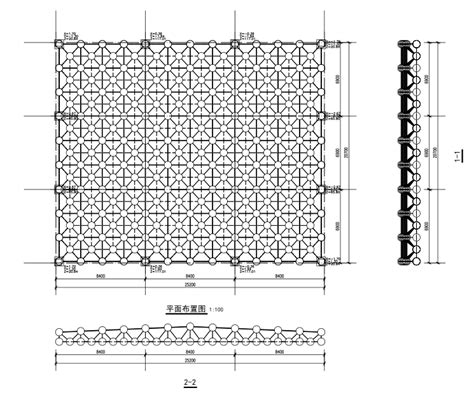 普通螺栓球双层网架结构施工图及计算书（2015） 钢结构施工图 筑龙结构设计论坛