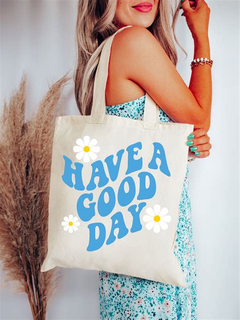 Have A Good Day Tote Bag Trendy Tote Bag Preppy Aesthetic Tote - Etsy