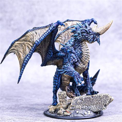 Dnd Blue Dragon Miniature - Etsy