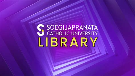 Soegijapranata Catholic University Library Profile Youtube