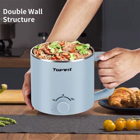 Buy Topwit Electric Hot Pot Mini Ramen Cooker L Noodles Pot Multifunctional Electric