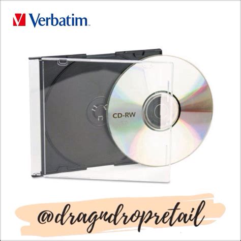 Verbatim CD RW CDRW CD RW 12X 700MB Rewritable Blank Disc With Slim