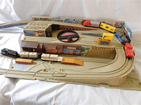 Railroad Freight Yard Mattel Hot Wheels Sto And Go Set Etsy UK