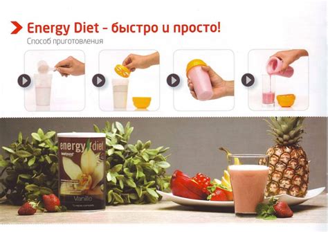 Энерджи диет для похудения- особенности питания energy diet