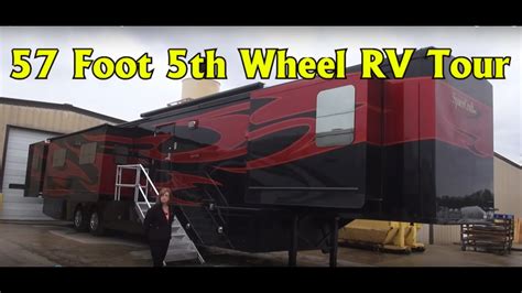 Spacecraft Rv Manufacturing 57 Foot Custom 5th Wheel Rv Coach Youtube