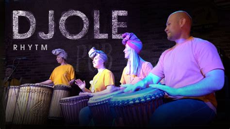 Djole. Барабаны джембе и басовые дундуны. - YouTube