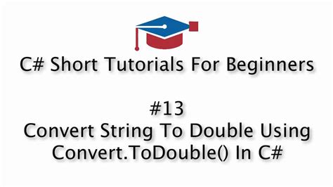 C Tutorials For Beginners 13 Convert String To Double Using Convert