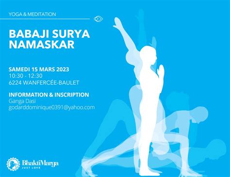 Babaji Surya Namaskar Une Pri Re En Mouvement Bhakti Marga Belgium