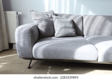 Modern Grey Sofa Pillows Living Room Stock Photo 2283339895 | Shutterstock