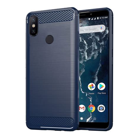 Pikkme Mi A2 Back Cover Hybrid Shock Proof Matte Soft Silicon