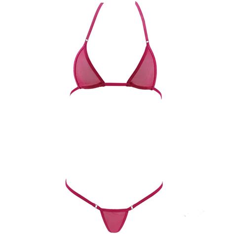 Mini Mini Micro Bikini Set Mujeres Hot Sexy Lencería Erótica Sujetador De Cuerda G De Cuerdas