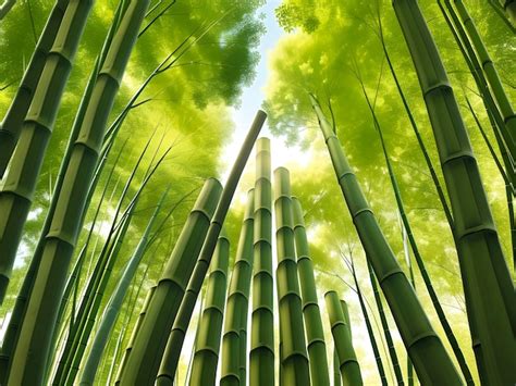 Premium AI Image World Bamboo Day Ai Generated