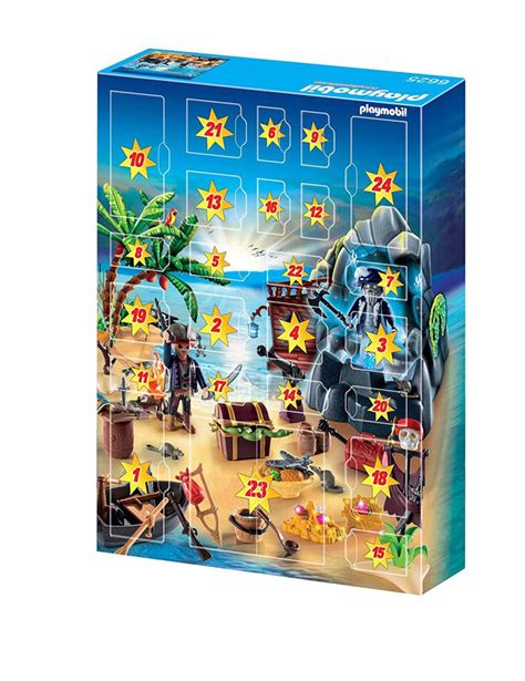 Playmobil 6625 Advent Calendar Pirate Treasure Island With Glowing E Toy Vs