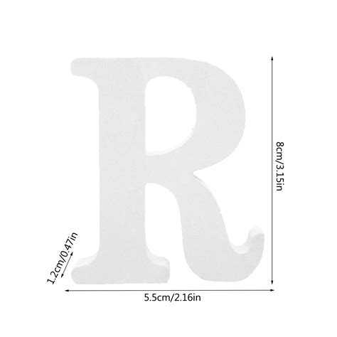 BNNG White Wooden Letters for Wall Decor, Large Unfinished Wood Letters