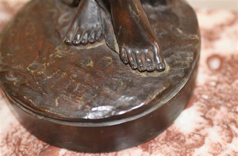 Art Nouveau Bronze Nude Female Figurine For Sale At Pamono