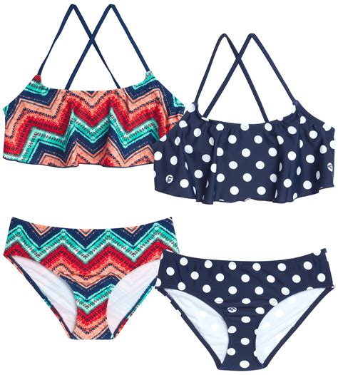 Kanu Surf Girls Bathing Suit Piece UPF Quick Dry Bikini Swimsuit Walmart