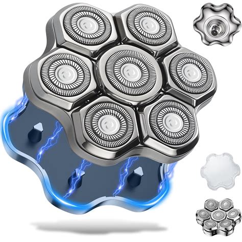 Amazon.com: Universal Head Shaver Replacement Heads Magnetic 7 Blades