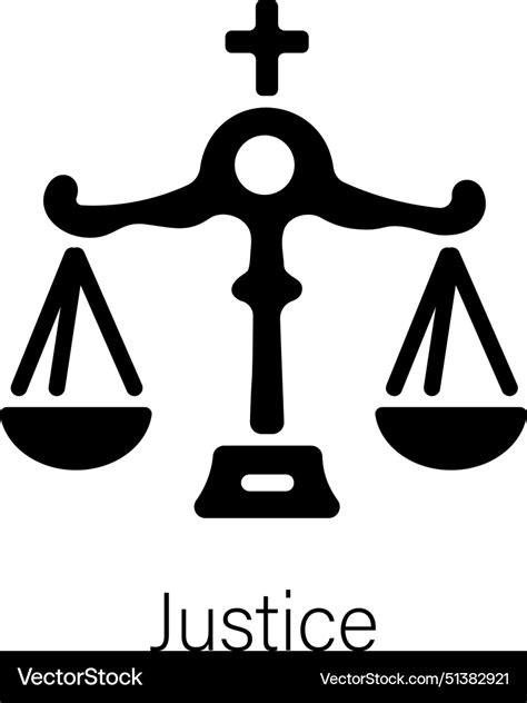 justice royalty  vector image vectorstock