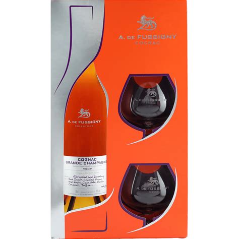 A de Fussigny Grand Champagne VSOP w/Glasses | Total Wine & More